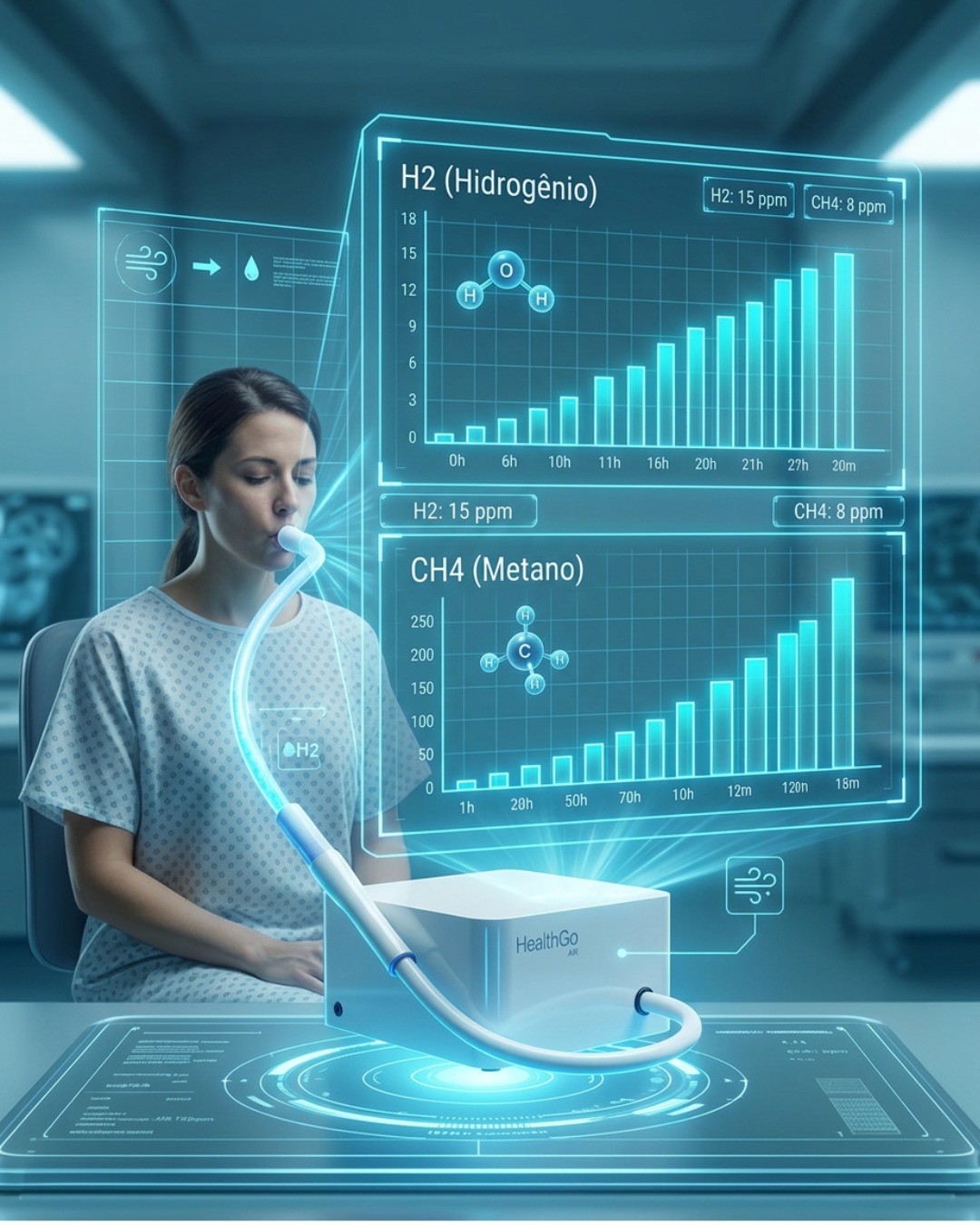 Teste Respiratório de Hidrogênio e Metano